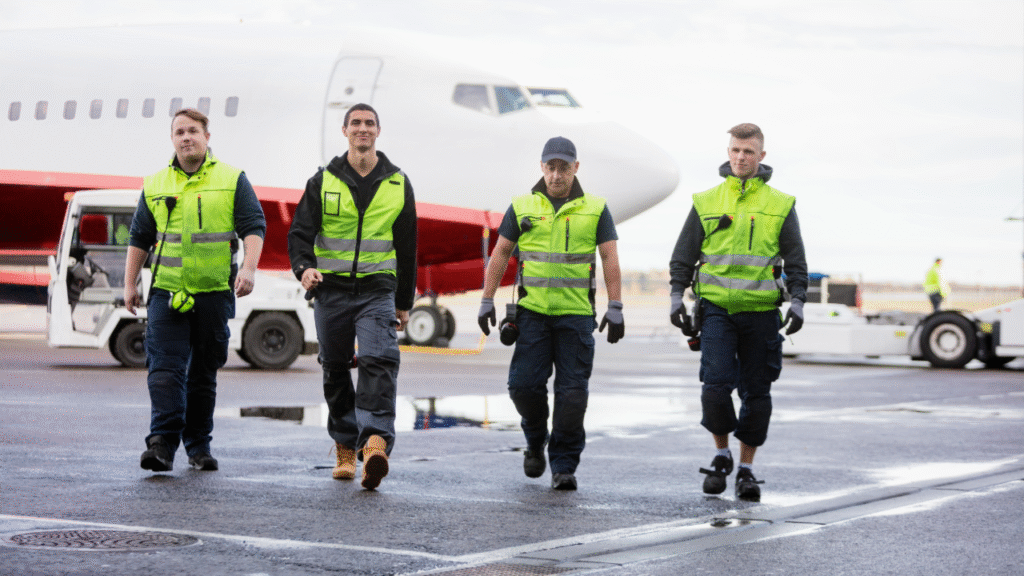 airport ground staff