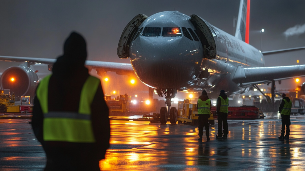 ground-staff-looking-to-the-plane
