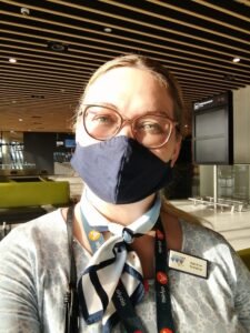 Hostess di terra al imbarco