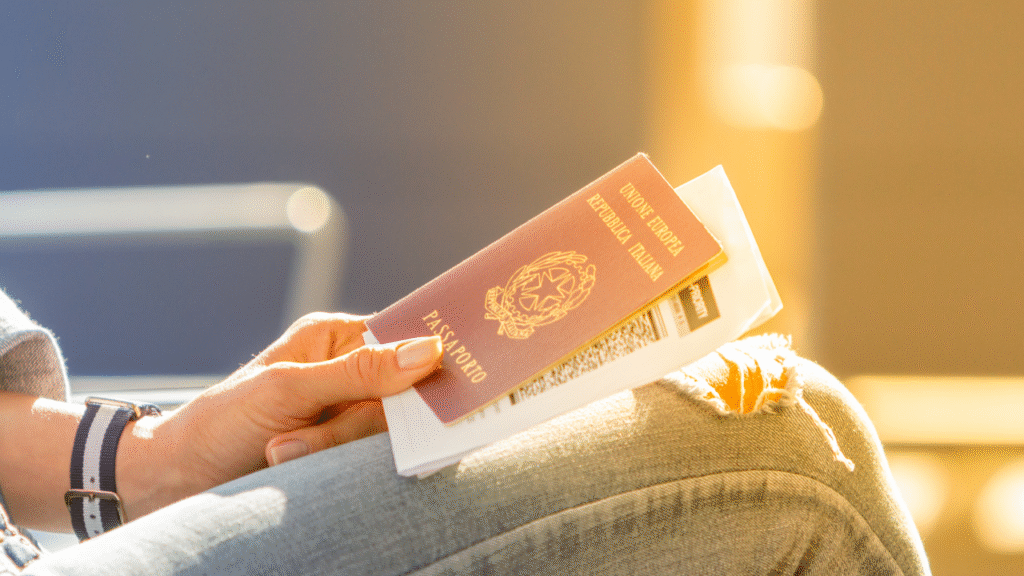 Aspettando il check-in in aeroporto