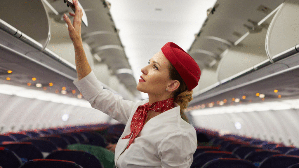 Photo of a Surprising Aviation flight attendant
