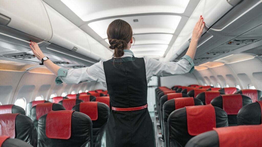 Preparazione della cabina prima dell imbarco