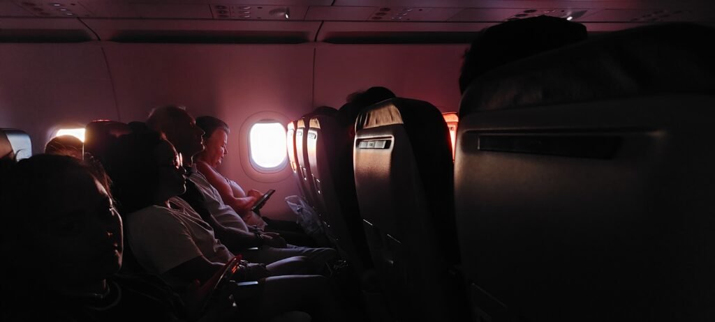 Passeggeri durante la fase di crociera