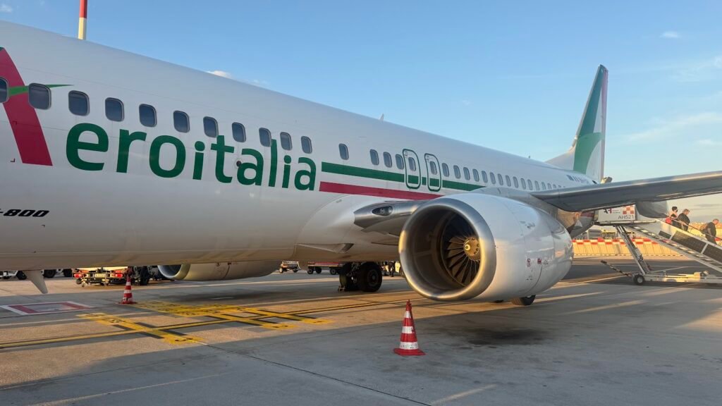 Sbarco Aeroitalia al Aeroporto Fiumicino - Roma