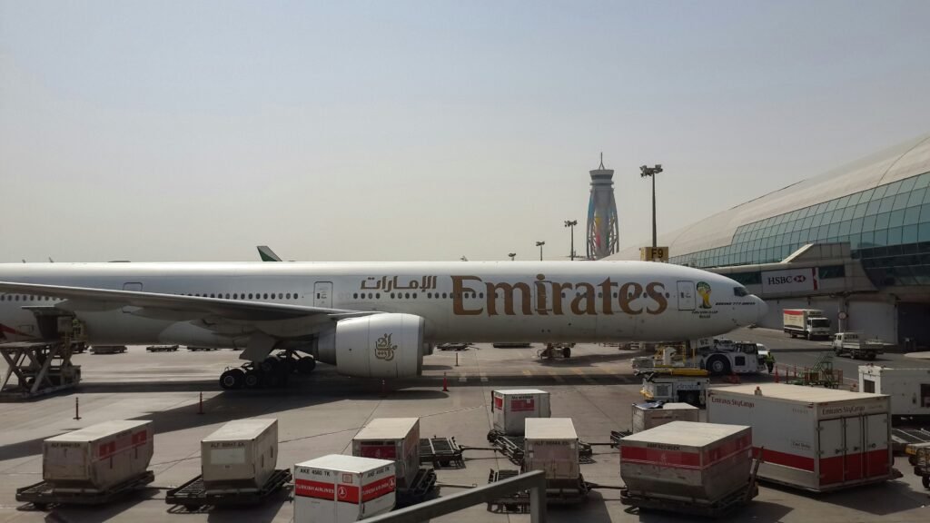 Emirates Aircraft on the Tarmac