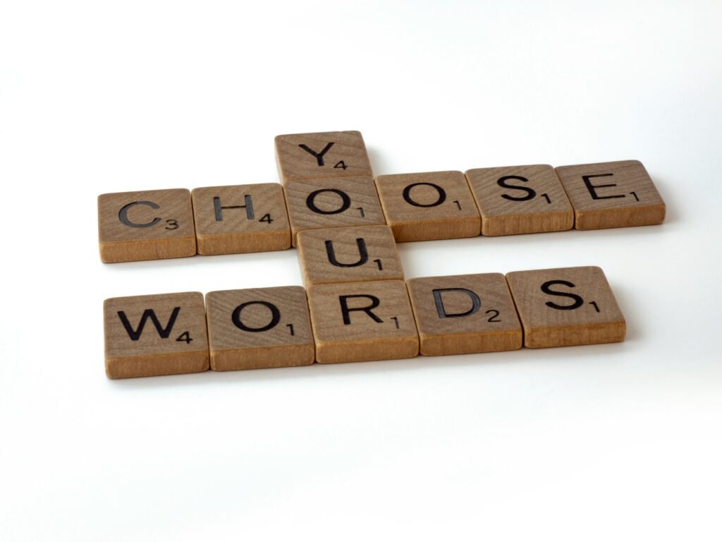 Choose your words -scrabble