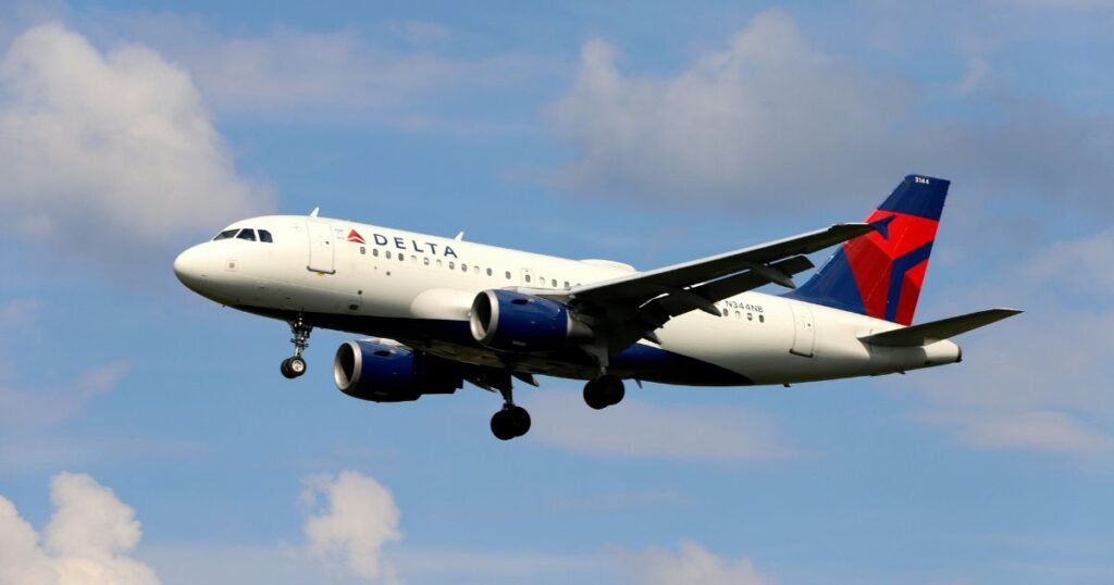 Delta Air Lines aircraft landing — Delta flight attendant hiring for 2026 classes