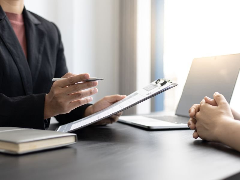 Durante il colloquio per diventare assistente di volo