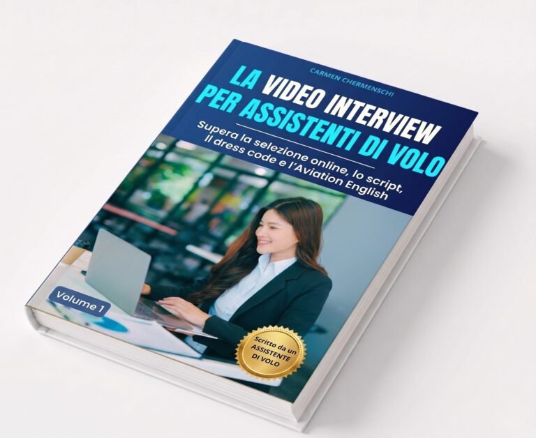 Libro - La Video Interview per Assistenti di Volo - Carmen Chermenschi
