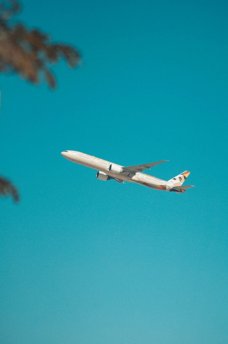 Aereo Ethiad Airways in volo